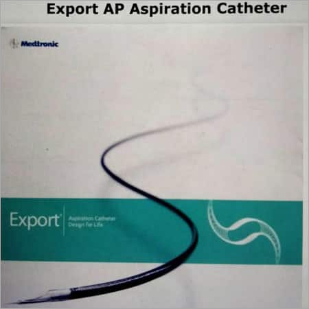 Aspiration Catheter - Medium Size Plastic, Black Color - Enhanced Stiffness, Superior Kink Resistance, High Aspiration Power, Forward Facing Tip Design