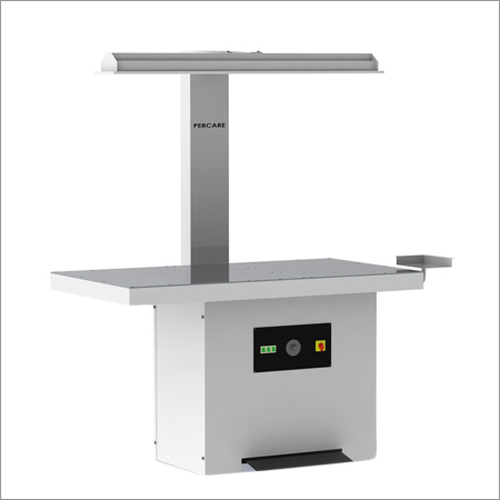 Vacuum Ironing Table - 3mm Aluminum, 1500 X 810 Mm Bed Size | Powerful 0.75 Kw Blower, Hand Operated Steam Press, Portable Design