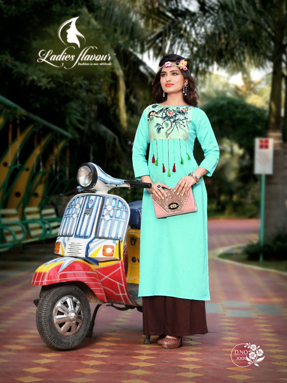 Yellow And Red Rayon Kurtis