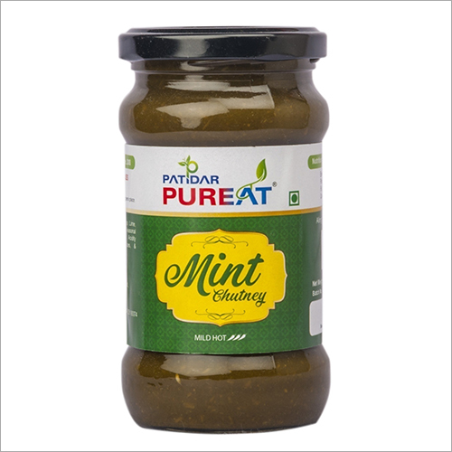 Mint Chutney Packaging: Glass Bottle