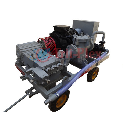 हाई प्रेशर हाइड्रो वॉटर जेटिंग पंप्स मशीन फ्लो रेट: 35 एलपीएम