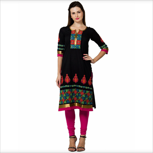 महिलाओं के लिए स्ट्रेट कॉटन कुर्ती