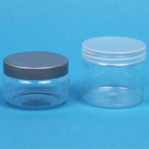 Pet Round Gel Jar - Plastic | Height: 25.4 - 50.8 mm, Ideal for Industrial Oil Use, Versatile Storage Solutions
