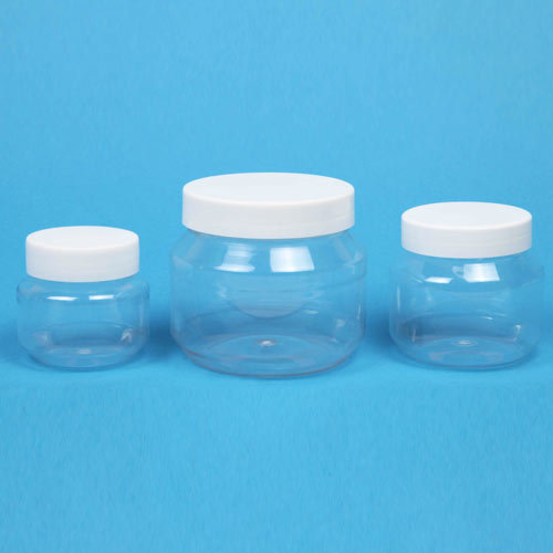 Pet Cream Jar - Plastic, 25.4 - 76.2 mm Height | Shatter Resistant, Smooth Surface Finish, Light in Weight, Round Shape