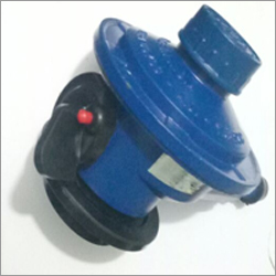 22mm Low Pressure Lpg Gas Regulator - Mild Steel 25.6mm Inlet Size Color Steel Coated Weight: 450g | Ideal For Home And Canteen Use