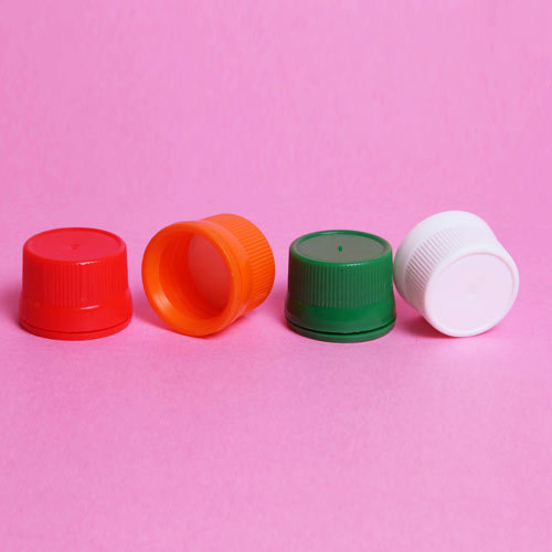 Pilfer Proof Caps - Plastic Material, Dual Color Options | Ideal For Oil, Syrup And Beverage Packaging