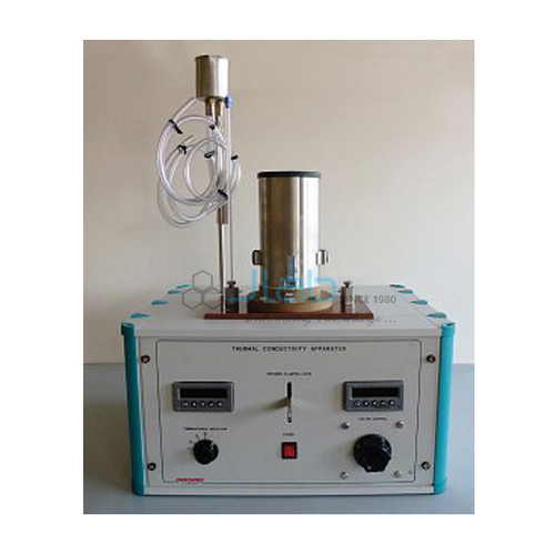Thermal Conductivity Apparatus - Benchtop, Cylindrical Metal Specimens, High Conductivity, Thin Insulating Sections, Temperature Gradient Measurement, Heat Flow Calculations