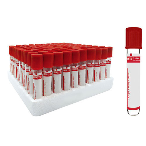 Clot Activator Tube - Plastic, Compact Design, Manual Operation, Portable with Weight Range of 5-30 Grams | Durable Finish, Multiple Sizes Available