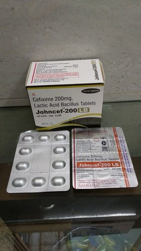 Cefixime 200mg Lactic Acid Bacillus Tablets - Enhanced Digestive Health Formula | Suitable for All Ages, Probiotic Support