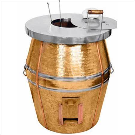 तांबा आवरण वाला तंदूर