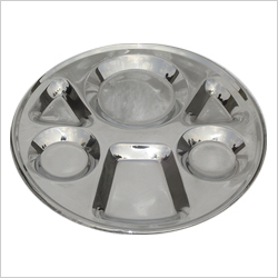 SS 6 Section Compartment Plate