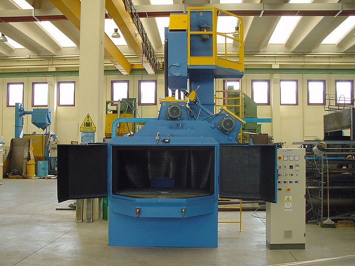 Table Type Shot Blasting Machine