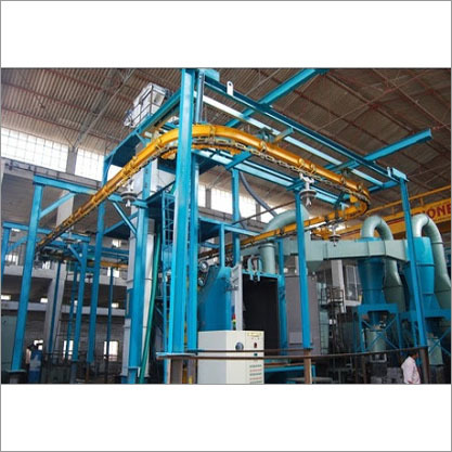 Mono Rail Type Shot Blasting Machine
