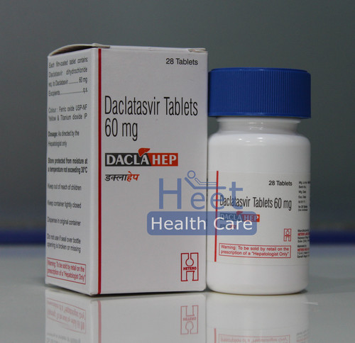 Daclahep - Daclatasvir Dihydrochloride 60mg Tablets | For Chronic Hepatitis C Virus Infection, Physician-Guided Dosage