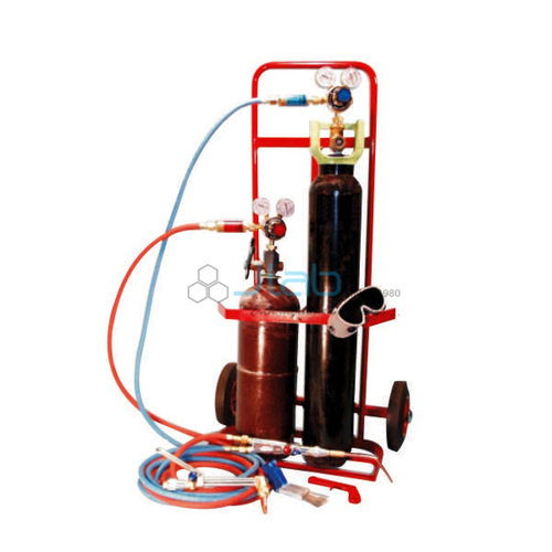 Oxy-Acetylene Equipment - Metal, Cylindrical Barrel, High/Low Pressure Blow Pipe for Welding & Cutting | Adjustable Pressure, Durable Build, Precise Cutting, Versatile Usage