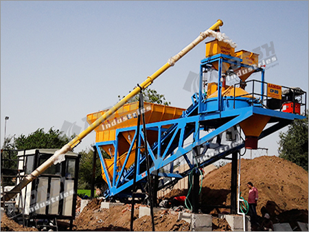 Mobile Concrete Batching Plant - Stainless Steel, 500-5000 kg | Automatic, PLC Control, Low Energy Consumption, High Efficiency, 1 Year Warranty