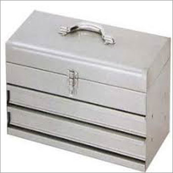 SS Tool Box - Stainless Steel, 406 x 812 x 32 mm , Ergonomic Handle, Compact Storage Solution for Tools and Instruments