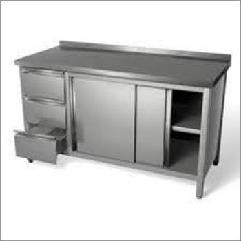 Silver Ss Counter Table
