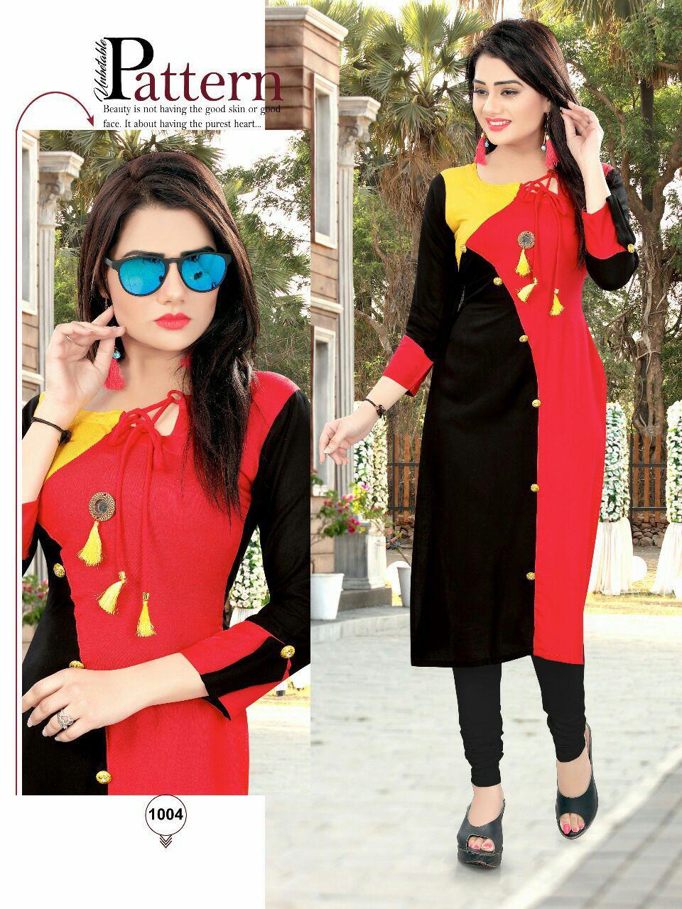 Mansi Vol - 01 - Rayon Fabric, Sizes M To Xxl, Length 42-44 Inches, Multi Colour, Short Sleeve, A-line Style, Washable, Perfect For Daily & Ethnic Wear