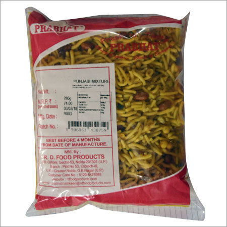 Punjabi Mixture - Plastic, 15cm x 20cm, Yellow | Convenient Packaging, Crispy Texture, Savory Snack, Variety of Flavors, 200g