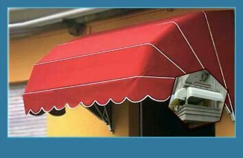 Fixed Window Canopy - Pvc, Waterproof, Round Shape | Multicolor, Fire Retardant, Zero Maintenance, Easy Installation