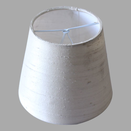 Chandelier Lamp Shade - Fabric, Bell Shape, White Color | Seamless Finish, Sturdy Build, Trendy Design, Easy Installation