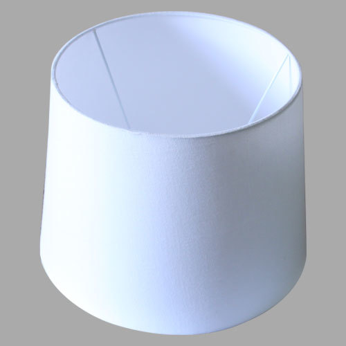 Tapered Drum Lamp Shade - Fabric, Elegant White, Modern Design | Soothing Light Emission, Easy to Clean, Durable, Enhances Room Decor