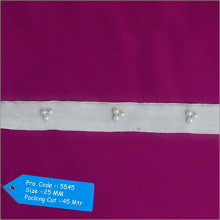 White Garment Moti Lace