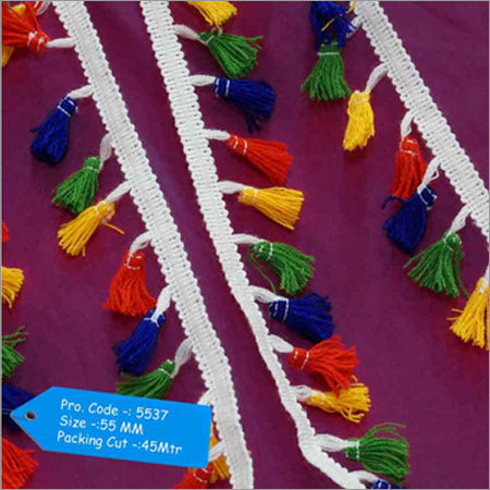 Saree Border Laces - Color: White