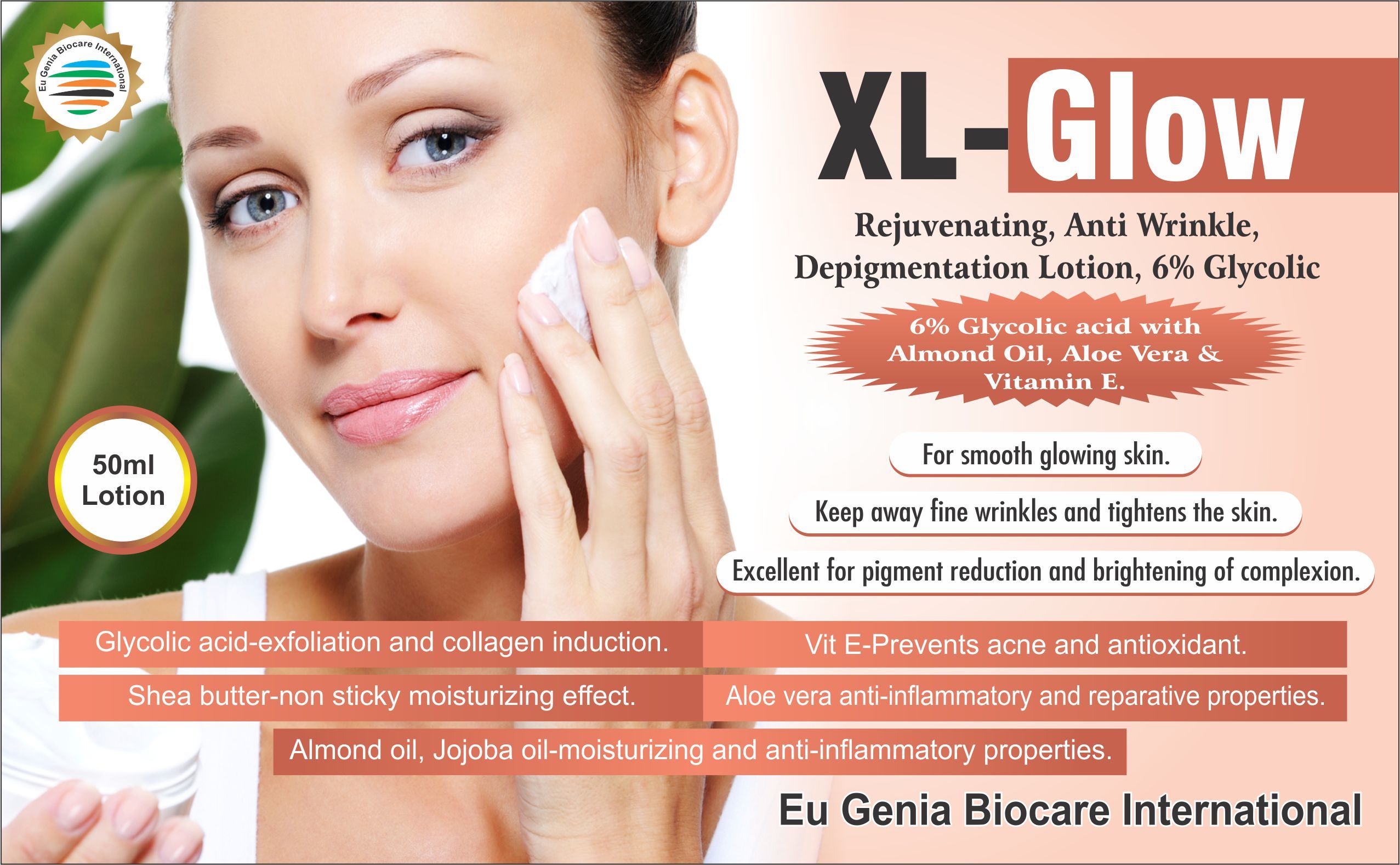 Anti Wrinkle Lotion - Natural Ingredients Infused, 50 Ml | Alcohol Free, Gentle On Skin, Reduces Wrinkles And Pigmentation, Glowing Complexion