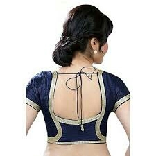 डॉबी प्रिंट ब्लाउज़ फैब्रिक