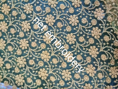 नेट कढ़ाई फैब्रिक्स