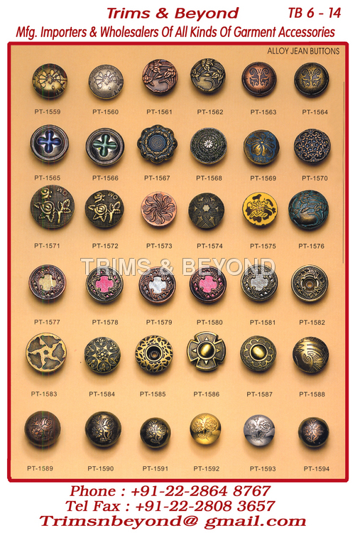 Shank Button at Best Price in Mumbai, Maharashtra | Trims And Beyond