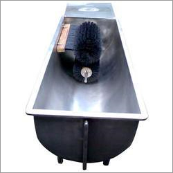 Silver Industrial Can Scrubber