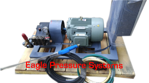 Water Jet Cleaning Machine - High Pressure Electric Use | Blue, Industrial Efficiency