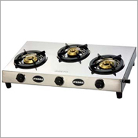 तीन बर्नर गैस स्टोव