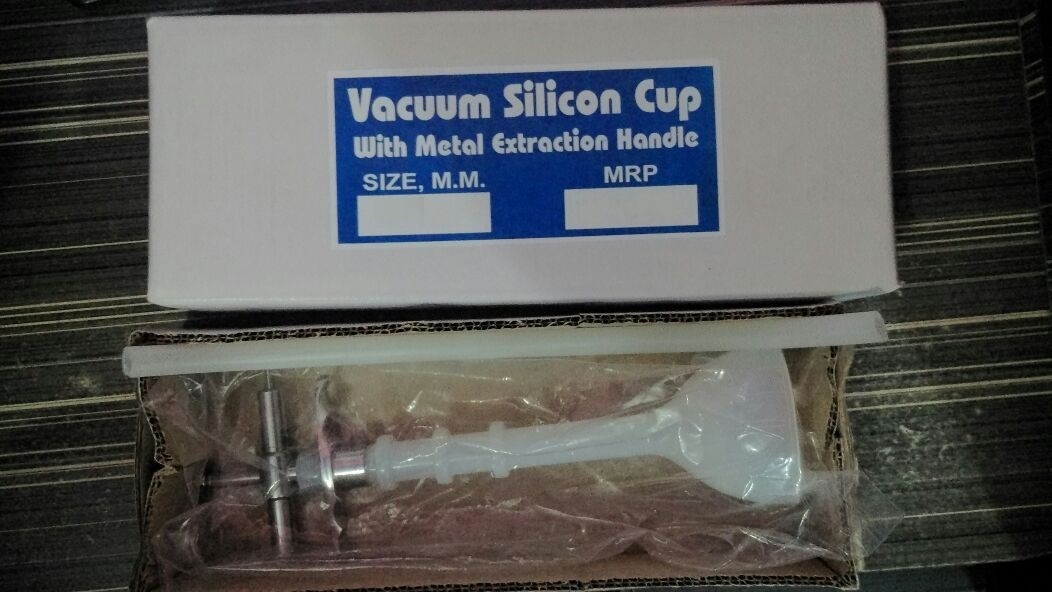 Silicone Vacuum Cup - White Silicone, Light Weight Design | Medical Application, Adjustable Funnel Shape, Compact And Easy To Use