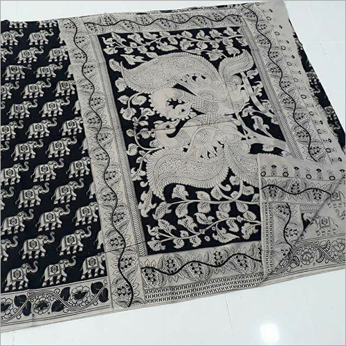 Ladies Kalamkari Designer Print Sarees