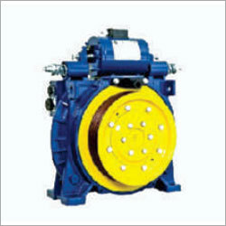 Gearless Traction Machine - Cast Iron, 1000 x 800 x 600 mm , 10 kW Power, 1.6 m/s Speed, 1000 kg Capacity, 500 kg Weight, 380 V Voltage