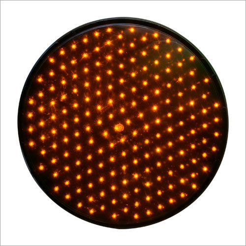 पीली ट्रैफिक सिग्नल एलईडी लाइट्स