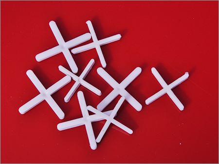 Tile Spacers - PVC Material, Various Sizes, White Color | Cross Shape, Packet Packaging, Matrix Brand
