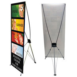 L Type Promotional Standees Application: Outdoor