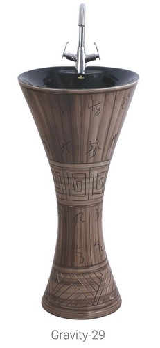 डिज़ाइनर आर्ट शैलो काउंटरटॉप वॉश बेसिन