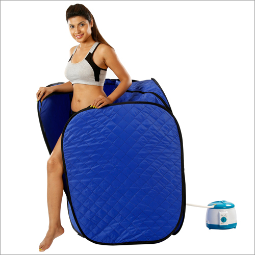 Blue Quadra Spa Personal Home Therapeutic - 90 T Pu Polestar Fabric, 44x23.50x27.50 Cm | Improve Blood Circulation, Detoxify, Reduce Stress, Portable Steam Sauna