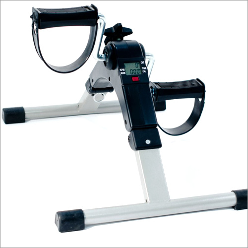 Kawachi Mini Cycle Pedal Exerciser - Metal & Plastic, 22"x16"x13", Silver & Black | Compact Portable Design, Adjustable Tension, Improves Strength & Blood Circulation