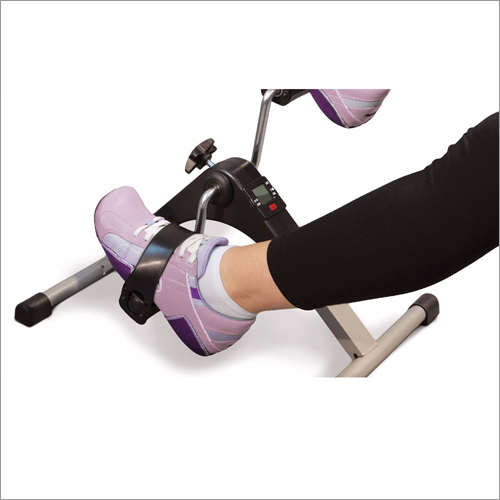 Kawachi Mini Cycle Pedal Exerciser - Metal & Plastic, 22"x16"x13", Silver & Black | Compact Portable Design, Adjustable Tension, Improves Strength & Blood Circulation