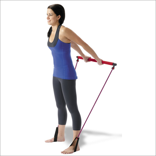 Portable Pilates Tool - Plastic & Rubber, 1049.8x909.8x39.9 Mm | Correct Body Posture, Improve Flexibility, Reduce Stress, Easy Storage