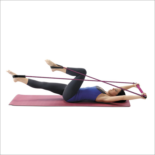 Portable Pilates Tool - Plastic & Rubber, 1049.8x909.8x39.9 Mm | Correct Body Posture, Improve Flexibility, Reduce Stress, Easy Storage