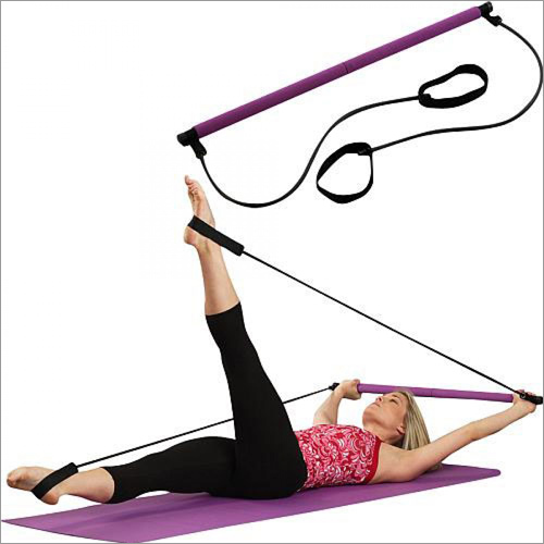 Portable Pilates Tool - Plastic & Rubber, 1049.8x909.8x39.9 Mm | Correct Body Posture, Improve Flexibility, Reduce Stress, Easy Storage