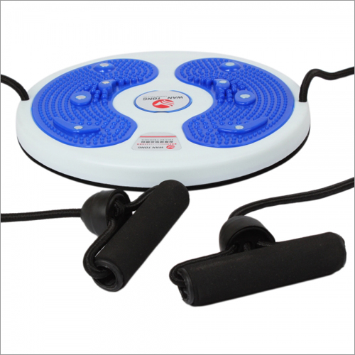 Twisting Disc Massager - High Quality Abs, 10.83 X 1.18 In, Blue | Corrects Posture, Improves Blood Circulation, Detoxifies, Enhances Flexibility